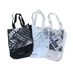 Set of 3 Lululemon Bags (1 limited edition silver)